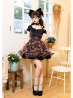 Sweet Floral OP Lolita Suspender Dress Sweet Floral OP Lolita Suspender Dress