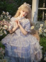 Lolita OP skirt Light Color CLA Series Elegant Palace Style Lolita Princess Skirt Puffy Skirt Lolita OP skirt Light Color CLA Series Elegant Palace Style Lolita Princess Skirt Puffy Skirt