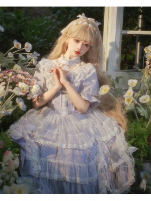 Lolita OP skirt Light Color CLA Series Elegant Palace Style Lolita Princess Skirt Puffy Skirt