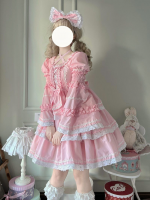 Lolita Dress With Detachable Sleeves OP Dress Lolita Dress With Detachable Sleeves OP Dress