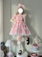 Lolita Dress With Detachable Sleeves OP Dress Lolita Dress With Detachable Sleeves OP Dress