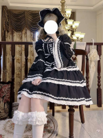 Lolita Dress With Detachable Sleeves OP Dress Lolita Dress With Detachable Sleeves OP Dress