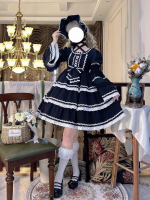 Lolita Dress With Detachable Sleeves OP Dress Lolita Dress With Detachable Sleeves OP Dress