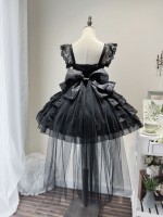 Black Lolita Ballet Style Bride JSK Suspender Dress Black Lolita Ballet Style Bride JSK Suspender Dress