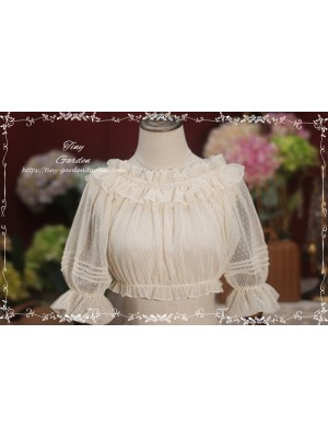 Lolita Off-shoulder Blouse with Ruffles