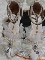 Elegant French Lace Pointed Lolita Shoes Elegant French Lace Pointed Lolita Shoes