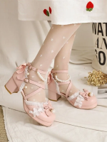 Sweet and Lovely Light Bride Lolita Shoes Sweet and Lovely Light Bride Lolita Shoes