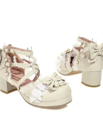 Sweet and Lovely Light Bride Lolita Shoes Sweet and Lovely Light Bride Lolita Shoes