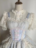 Blue Sweet Ballet Style Lolita Skirt JSK Suspender Dress Blue Sweet Ballet Style Lolita Skirt JSK Suspender Dress