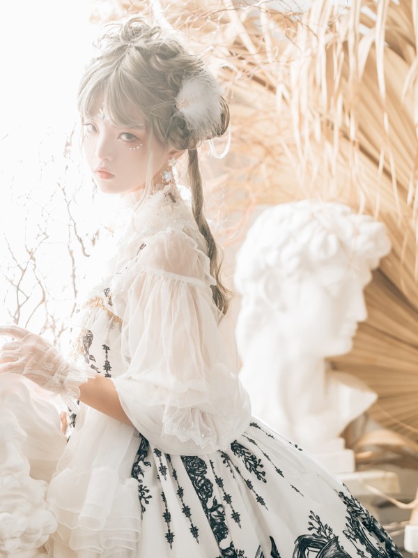 Gothic Lolita Dark JSK Suspender Dress Gothic Lolita Dark JSK Suspender Dress