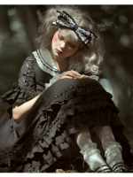 Sweet Retro Lolita Dress CLA Printed Suspender Skirt Sweet Retro Lolita Dress CLA Printed Suspender Skirt