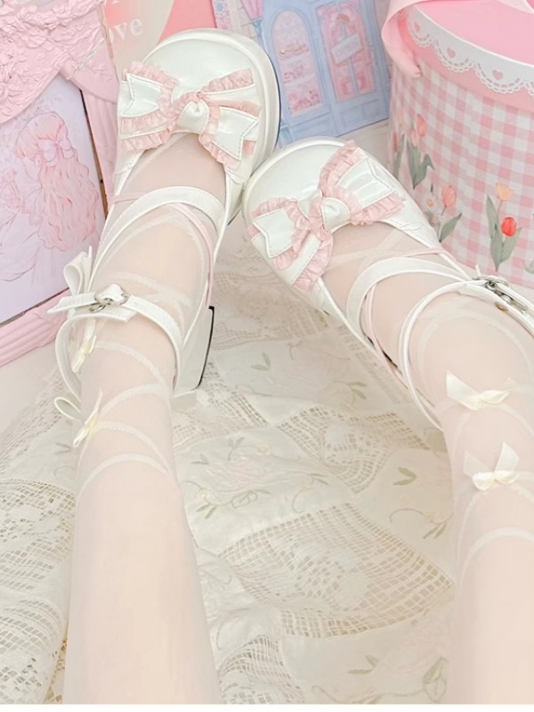 Mid-heel Waterproof Platform Cute Sweet Girl Lolita Shoes Mid-heel Waterproof Platform Cute Sweet Girl Lolita Shoes