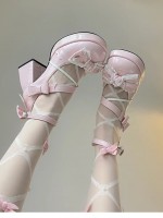 Mid-heel Waterproof Platform Cute Sweet Girl Lolita Shoes Mid-heel Waterproof Platform Cute Sweet Girl Lolita Shoes