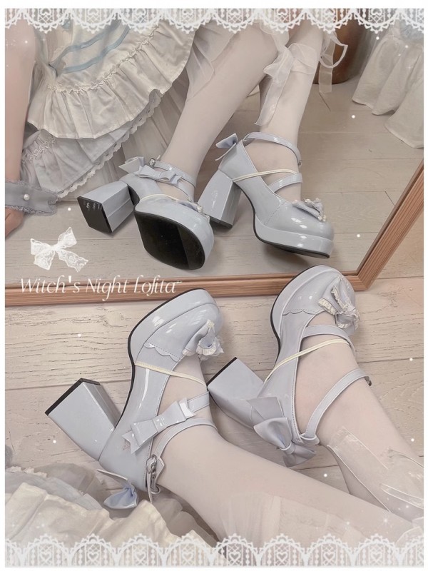 Mid-heel Waterproof Platform Cute Sweet Girl Lolita Shoes Mid-heel Waterproof Platform Cute Sweet Girl Lolita Shoes