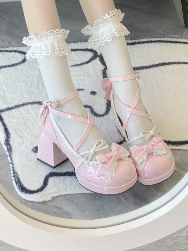 Lolita Shoes Cute Sweet Japanese Style Shoe Lolita Shoes Cute Sweet Japanese Style Shoe