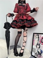 Red Waistcoat Lolita Suit Elegant Dress Lolita Princess Dress Red Waistcoat Lolita Suit Elegant Dress Lolita Princess Dress