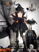 Pumpkin Color Little Witch Lolita Dress JSK Cute Sweet Princess Dress Pumpkin Color Little Witch Lolita Dress JSK Cute Sweet Princess Dress