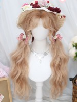 Sweet and Cute Lolita Wig With Long Curly Hair and Bangs Sweet and Cute Lolita Wig With Long Curly Hair and Bangs