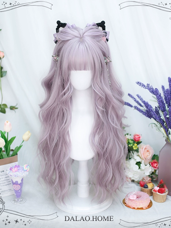 Purple Japanese Lolita Long Curly Hair Wig Purple Japanese Lolita Long Curly Hair Wig