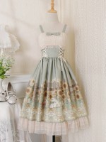 Sweet and Cute Lolita Dress JSK Suspender Skirt Sweet and Cute Lolita Dress JSK Suspender Skirt