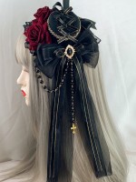 Lolita Gothic Dark Elegant Flat Hat Lolita Gothic Dark Elegant Flat Hat