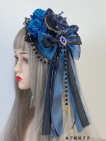Lolita Gothic Dark Elegant Flat Hat Lolita Gothic Dark Elegant Flat Hat