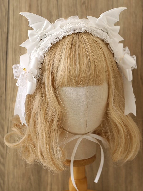Dark Lolita Gothic Wings Devil Headband Halloween Headdress Dark Lolita Gothic Wings Devil Headband Halloween Headdress