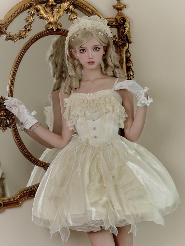 Sweet Ballet Style Princess Dress JSK Lolita Suspender Dress Sweet Ballet Style Princess Dress JSK Lolita Suspender Dress