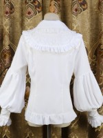 Lolita Long-sleeved Doll Collar Lantern Sleeve Blouse Lolita Long-sleeved Doll Collar Lantern Sleeve Blouse