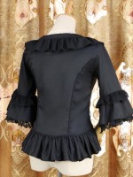 Lolita Dress Chiffon Shirt Lace Three-quarter Hime Sleeves Blouse Lolita Dress Chiffon Shirt Lace Three-quarter Hime Sleeves Blouse