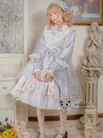 Sweet Lolita Dress Doll Dress OP Long Sleeve Dress Sweet Lolita Dress Doll Dress OP Long Sleeve Dress