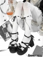 Rabbit Doll Lolita Shoes Waterproof Platform High Heels Embroidery Elegant Women's Shoes Rabbit Doll Lolita Shoes Waterproof Platform High Heels Embroidery Elegant Women's Shoes