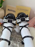 Rabbit Doll Lolita Shoes Waterproof Platform High Heels Embroidery Elegant Women's Shoes Rabbit Doll Lolita Shoes Waterproof Platform High Heels Embroidery Elegant Women's Shoes