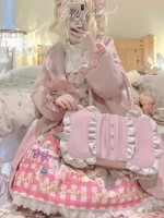 BabyFaceGirl Cream Bow Lolita Bag Cute Soft Girl Shoulder Bag BabyFaceGirl Cream Bow Lolita Bag Cute Soft Girl Shoulder Bag