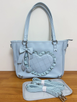 Hartel Love Tote Bag Sweet and Elegant Love One Shoulder and Two Shoulder Lolita Bag Hartel Love Tote Bag Sweet and Elegant Love One Shoulder and Two Shoulder Lolita Bag
