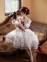 Lolita Snow White Ball Gown Light Short Sleeve Dress Lolita Snow White Ball Gown Light Short Sleeve Dress