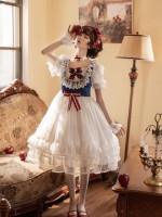 Lolita Snow White Ball Gown Light Short Sleeve Dress Lolita Snow White Ball Gown Light Short Sleeve Dress