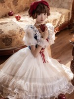 Lolita Snow White Ball Gown Light Short Sleeve Dress Lolita Snow White Ball Gown Light Short Sleeve Dress