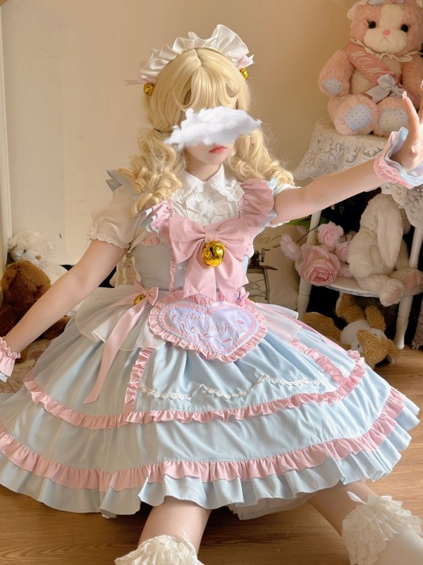 Lolita Dress Sweet Maid JSK Suspender Dress Lolita Dress Sweet Maid JSK Suspender Dress