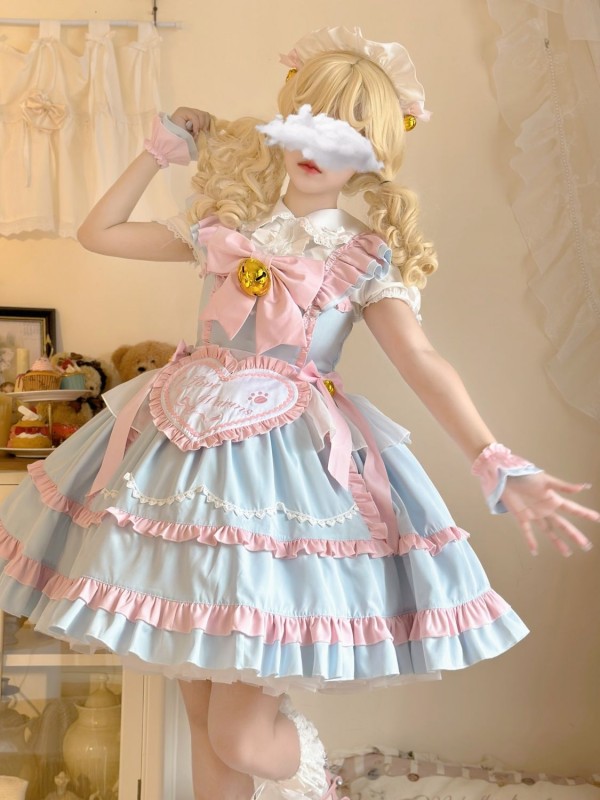 Lolita Dress Sweet Maid JSK Suspender Dress Lolita Dress Sweet Maid JSK Suspender Dress