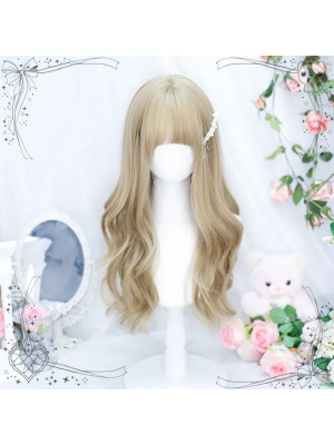Lolita Wig Blonde Big Wave JK Long Hair