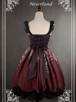 Sweet Vintage Lolita Madonna Cross Round Neck Jumperskirt suspender Dress