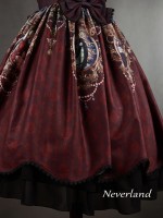 Sweet Vintage Lolita Madonna Cross Round Neck Jumperskirt suspender Dress