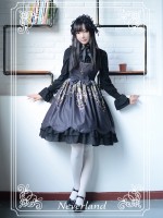 Sweet Vintage Lolita Madonna Cross Round Neck Jumperskirt suspender Dress