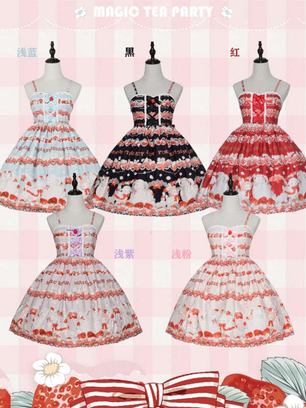 Magic Teaparty - Strawberry Sheep Jumperskirt Magic Teaparty - Strawberry Sheep Jumperskirt