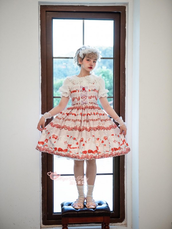 Magic Teaparty - Strawberry Sheep Jumperskirt Magic Teaparty - Strawberry Sheep Jumperskirt
