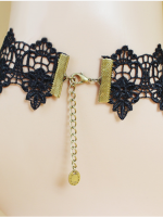 Man-made Peal Pendant Vintage Lace Choker Man-made Peal Pendant Vintage Lace Choker