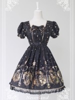Mermaid Song Puff Sleeve One-piece
