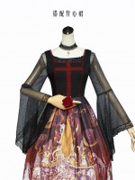 Milu - Soul Eater Palace Gothic Trumpet Sleeve Blouse Milu - Soul Eater Palace Gothic Trumpet Sleeve Blouse