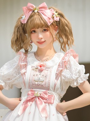 Milu - Sunlight Hollowed-out Blouse